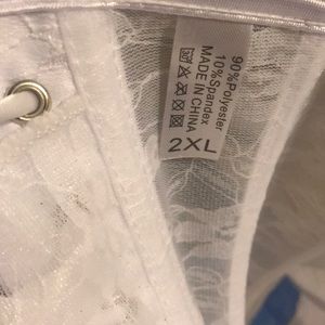 Intimates & Sleepwear - Women’s sheer white corset Large Intimates & Sleepwear - Women’s sheer white corset Large